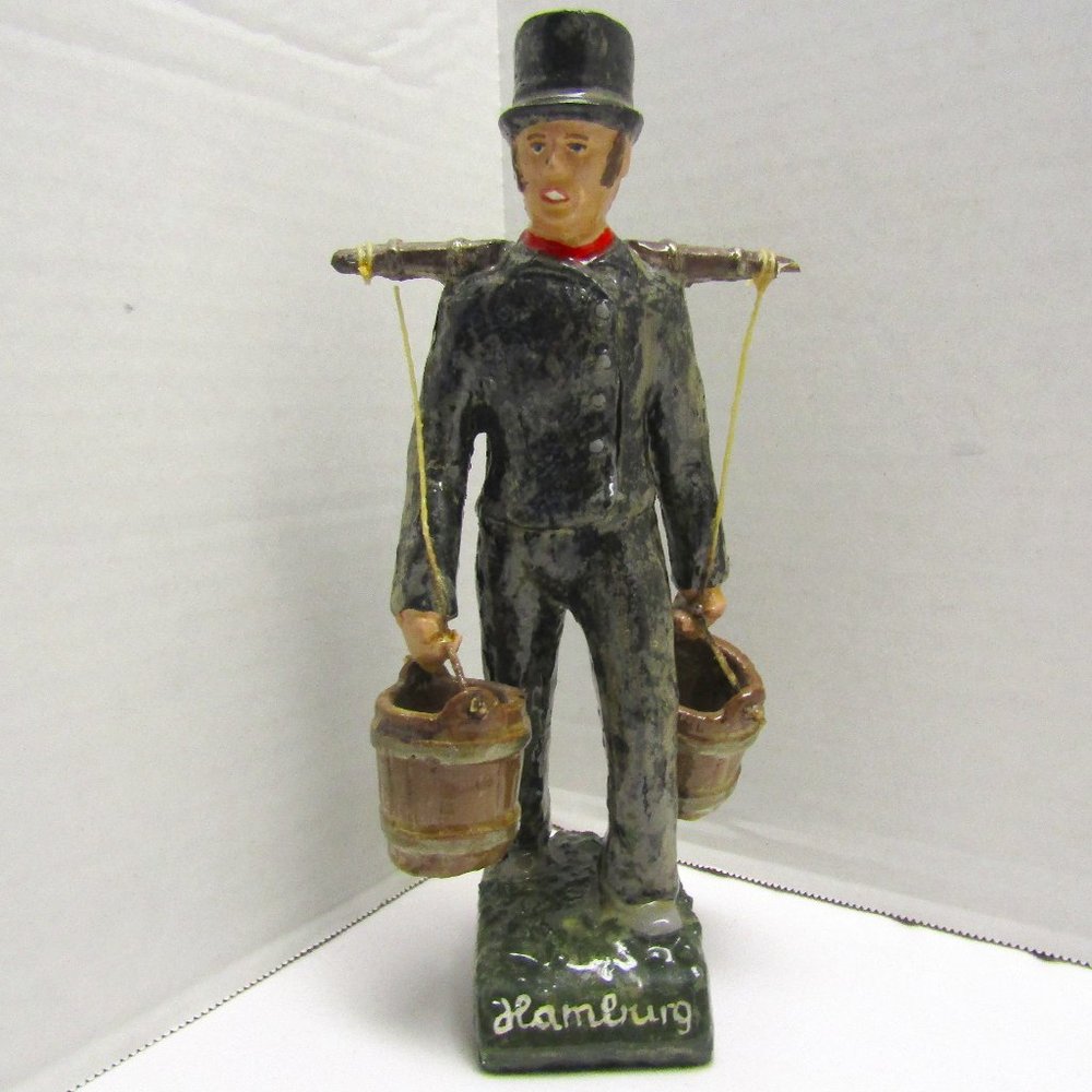 Hummel Hamburg Mors Man Statue, Very Rare & Old Antique Collectible 9-3/8" Inch